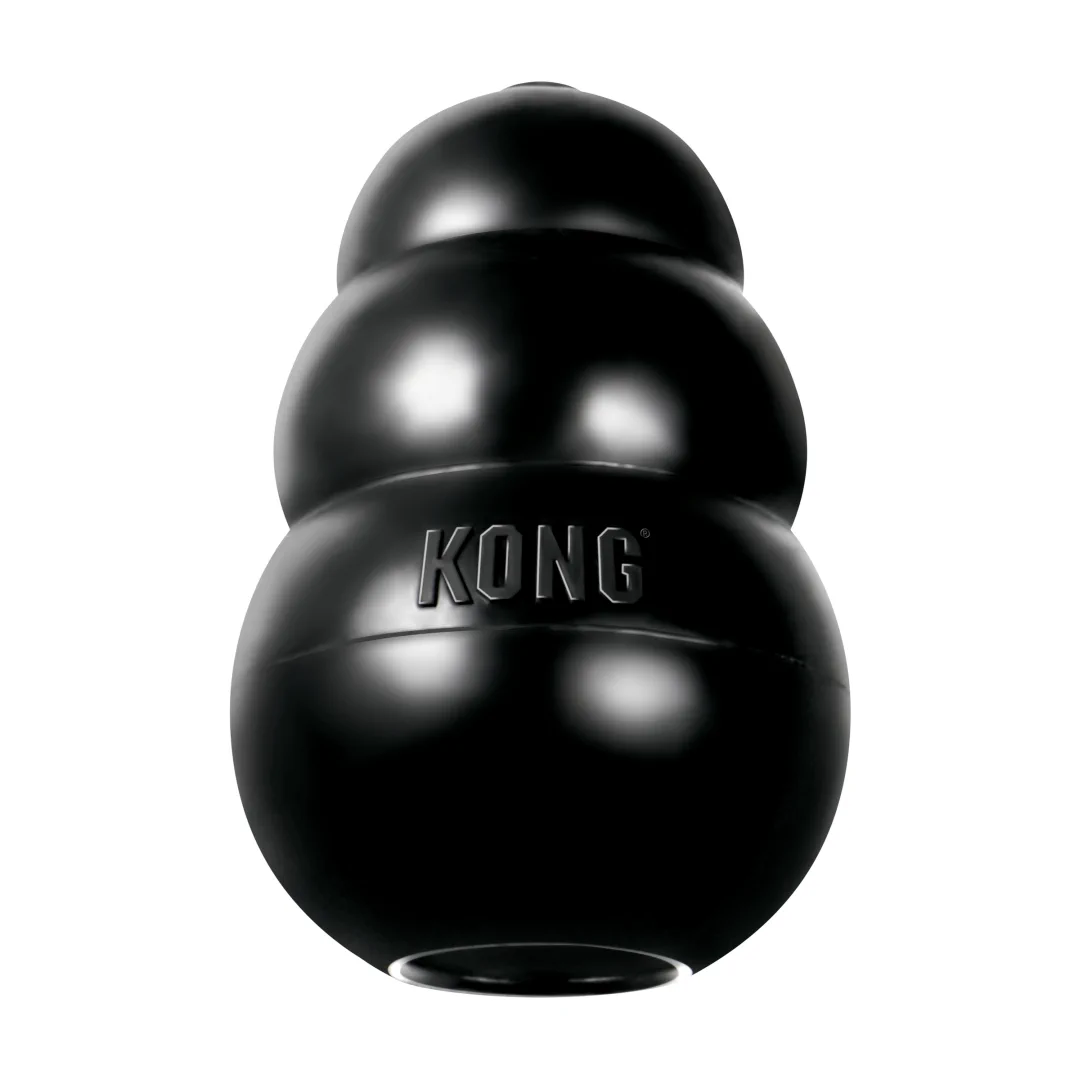 KONG Extreme • snackbal rubber zwart • S