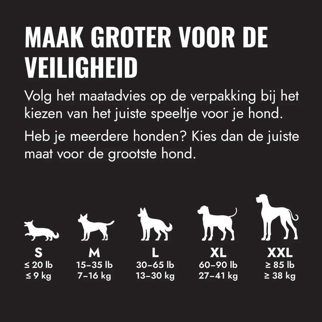 KONG Extreme • snackbal rubber zwart • S - Afbeelding 7