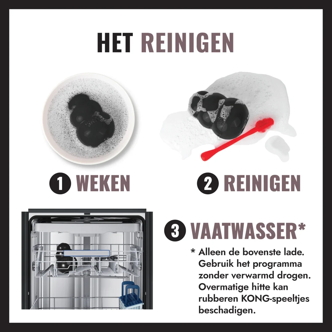 KONG Extreme • snackbal rubber zwart • S - Afbeelding 10