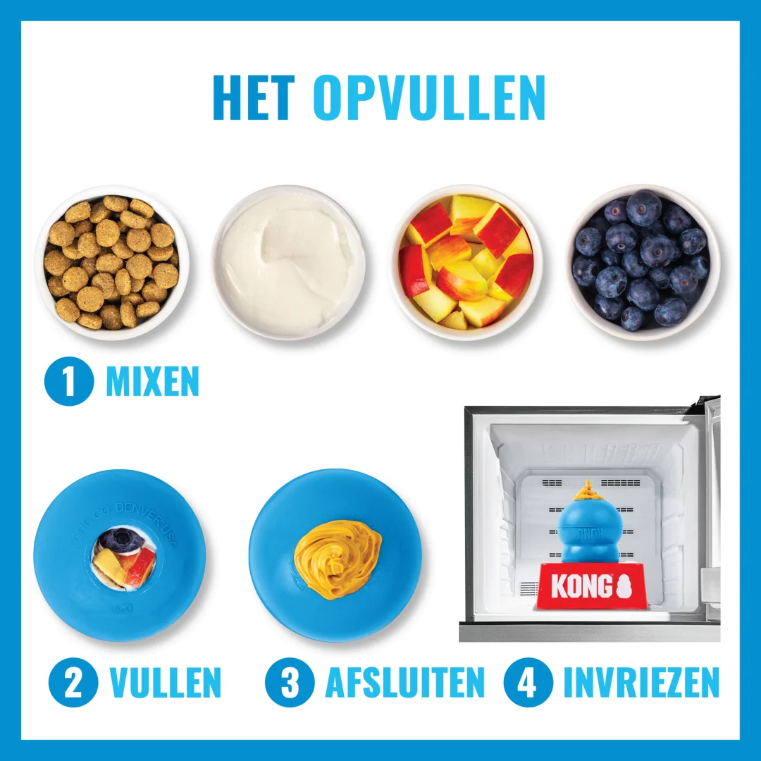 KONG Puppy • snackbal rubber • M - Afbeelding 8