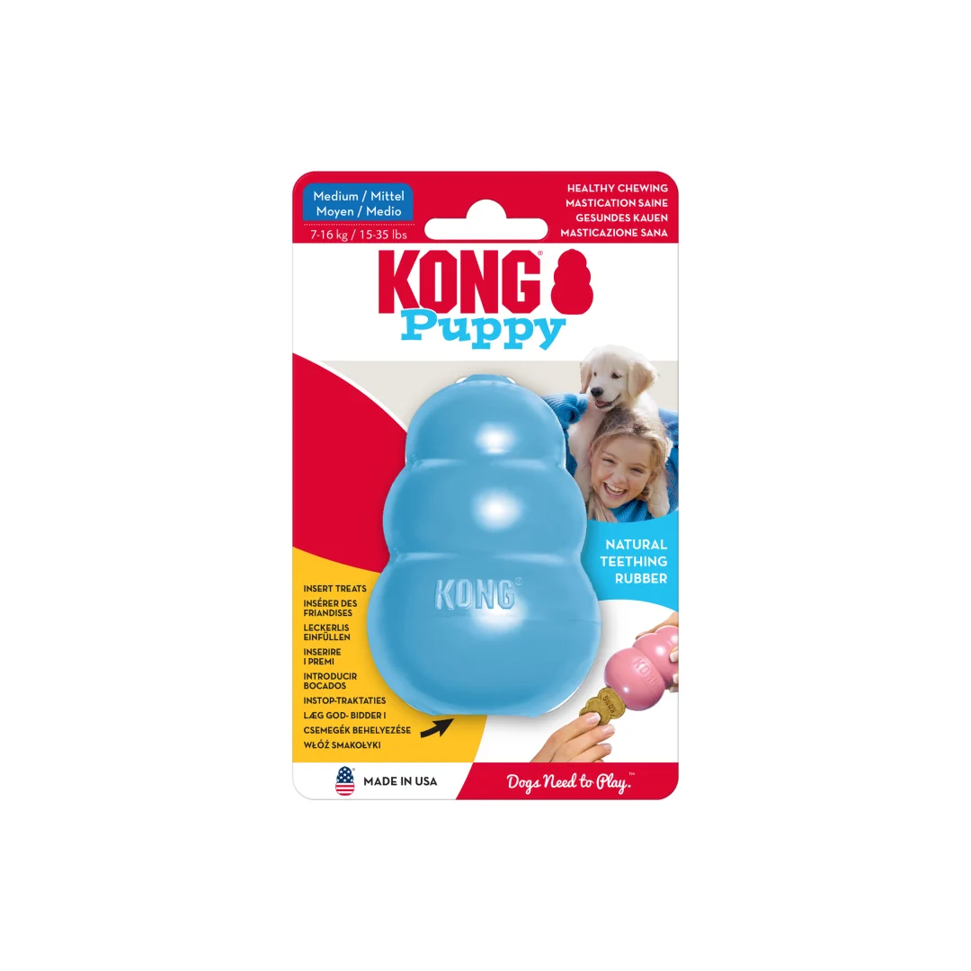 KONG Puppy • snackbal rubber • M - Afbeelding 3