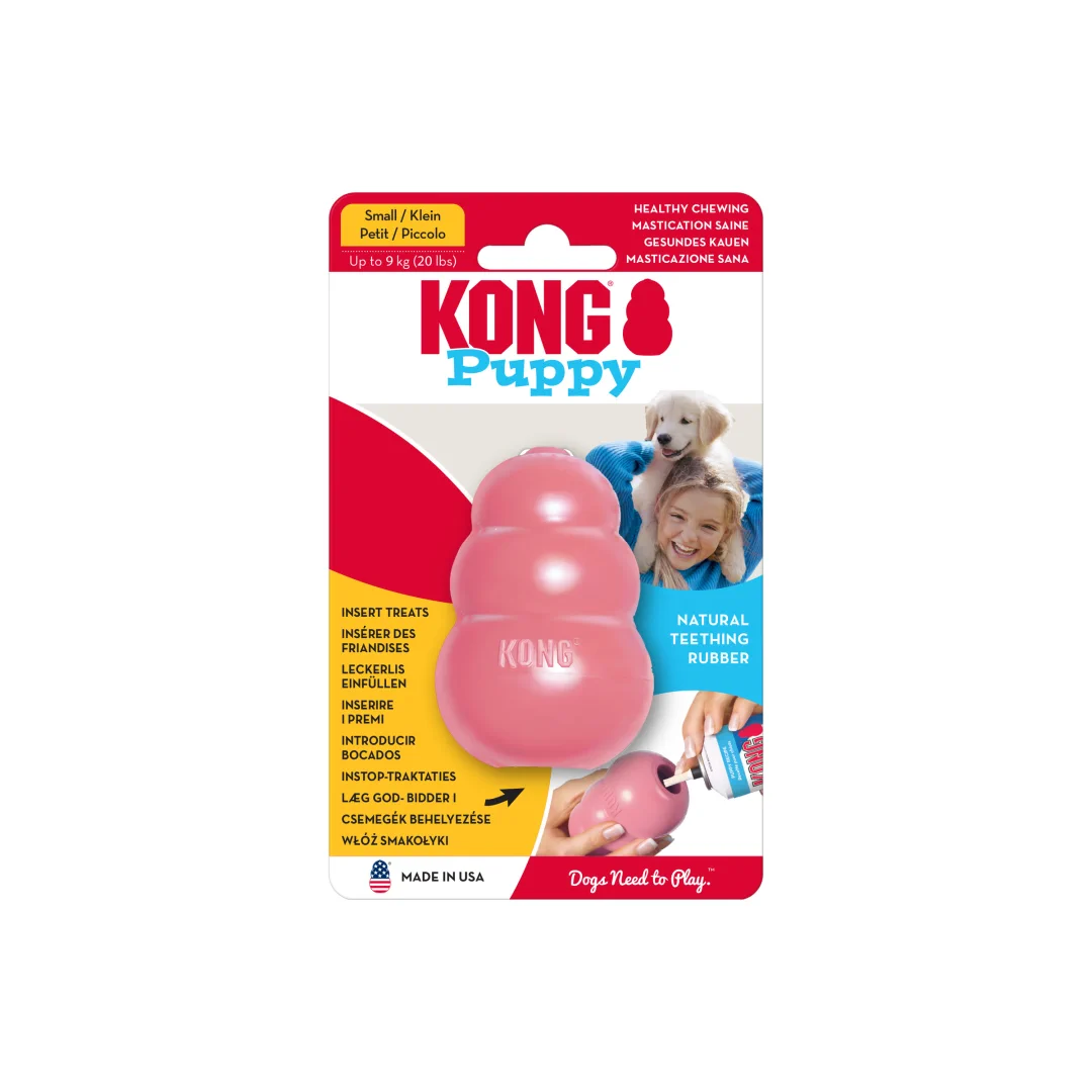 KONG Puppy • snackbal rubber • S - Afbeelding 4