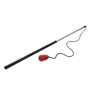Flirtpole voor honden van aluminium met sterk koord en KONG Classic